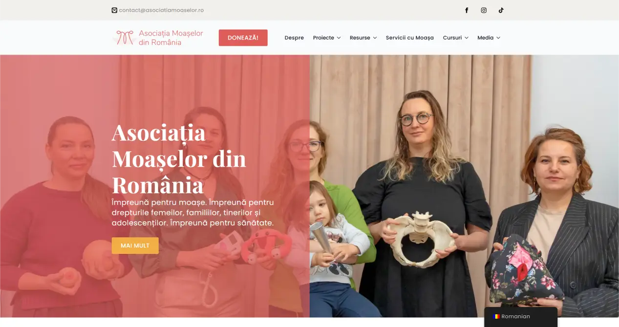 Website asociatie non-profit